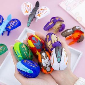 🦕 Mainan Dinosaur Telur Lipat Foldable Dinosaur Egg Toy Transformable Dino Kids Creative Birthday Gift