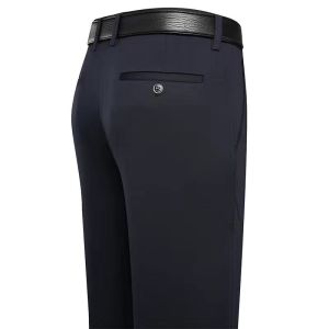 [Plus Size] Mens Formal Big Size Oversize Flexible Trousers Male Casual  Elastic Business Casual Long Pants