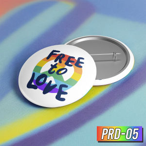 Transfer it Button pin 1.75 Inches Set of 3 LGBT pride month Love always wins love wins pride