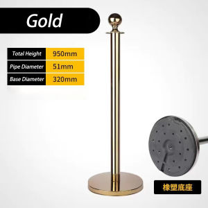 【COD】Hotel Events Supplies Stanchion Post Set Railing Stand Crowd Control Barrier 2 Poles 1 Rope Selected wrought iron wear-resistant and corrosion-resistant structurally stable Suitable for various occasions with an extraordinary aura.