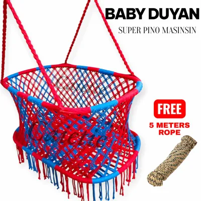 Duyan for baby SUPER PINO MASINSIN DUYAN ONLY WITH 5 METERS ROPE BABY DUYAN ONLY