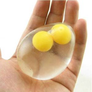 YF Artificial eggs Squishy Funny Sensory Fidget Toy Tiktok Office decompression stress ball TPR Autism Special Occupational Therapy FY