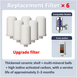 TROUWIDS Water Purifier Water Filter Tap Water Filter Kitchen Faucet Ceramic Filter