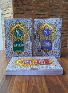 AL-QURAN KHAT TEBAL Berwarna Alquran Al Masjid Alqosbah Wakaf Almasjid A5 HVS SC [Alida]