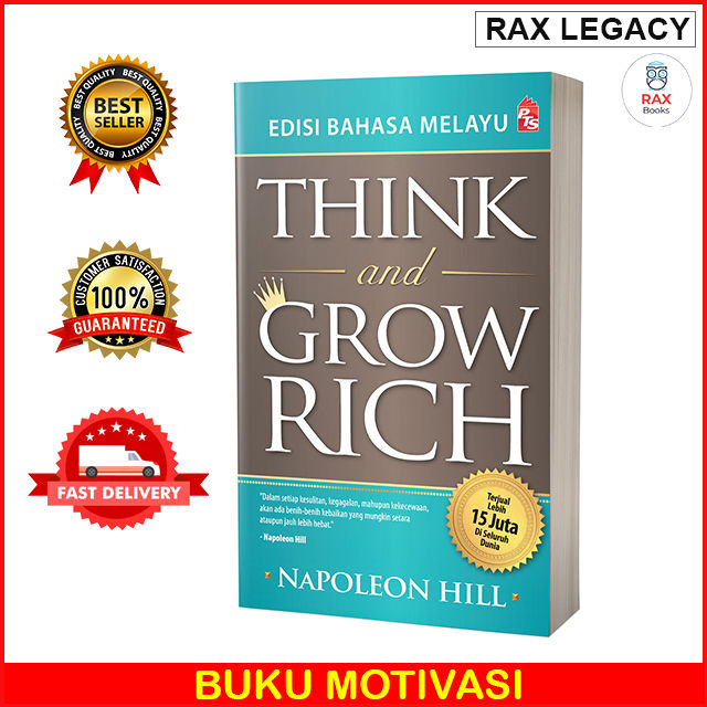 Think And Grow Rich Edisi Bahasa Melayu Napoleon Hill Lazada