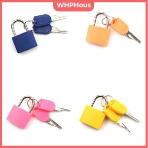 WHPHous Mini Strong Steel Padlock Travel Suitcase Drawer Dormitory Locks With 2 Keys