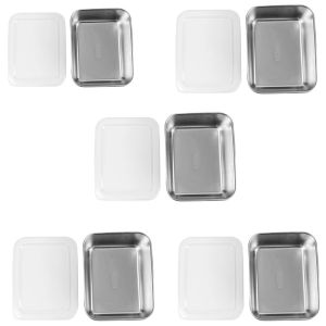 Stainless Steel Food Storage Box Refrigerator Meat Storage Organizer Container Kitchen Fresh-Keeping Box