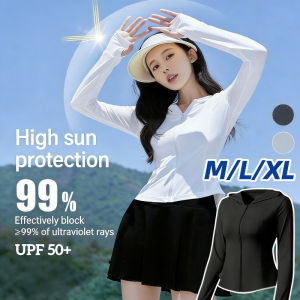 Ice Silk Sunscreen Clothing Women‘s Long Sleeve UV Protection Slim Fit Sports Jacket Zip Yoga Shirt