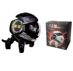 Mecha Monster ลําโพงบลูทูธ 2025 แบบพกพา TWS สเตอริโอวิทยุ FM รองรับ TF Card เครื่องเล่นเสียงทนทานและมีสไตล์