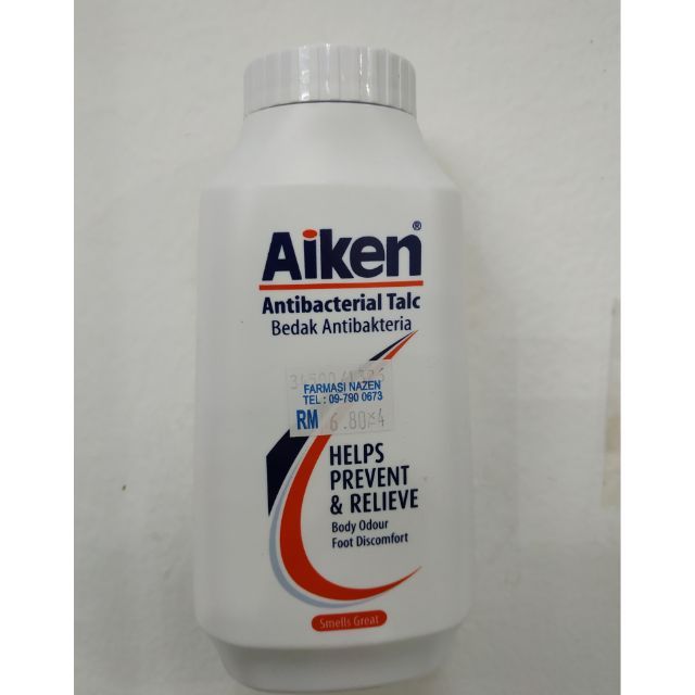 AIKEN ANTIBACTERIAL TALC 150G Lazada