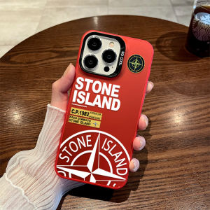 Phone Case For Funda Apple iphone 15 14 12 11 13 Pro 15Pro 14Pro Max Stone Island Printed Capas X XS X S Max XR SE2 7 8 Plus Phone Casing Lens Protection Shockproof Protective Cover TPU PC Back Capas