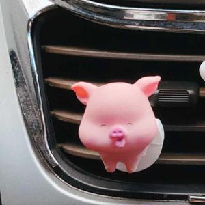 TKC28 Easy to Install Auto Interior Accessories Scent Aromas Diffuser Car Decor Cute Pig Outlet Aroma Diffuser Car Air Freshener Perfume Clip Aromatherapy Clip Air Outlet