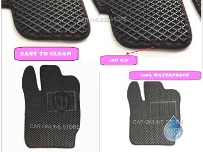 For Honda CR-V 2016 TrapMat Customize Car Floor Mat 100%Waterproof Anti Slip Easy to Clean(Front & Rear) - For Honda Accessories