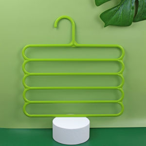 GG Quần áo treo quần móc chủ sở hữu lưu trữ tủ quần áo tổ chức 5 lớp quần khăn khăn kệ lưu trữ tổ chức