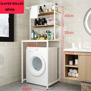 Washing Machine Rack Toilet Rack Bathroom Shelf Multi Tier Storage Rack MultiPurpose Home Organizer