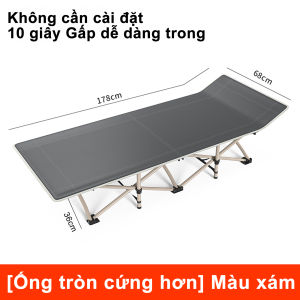 BMZAR Giường Gấp Gọn 1.9m văn phòng ngủ Khung Thép Cao Cấp Khả năng chịu tải 200kg