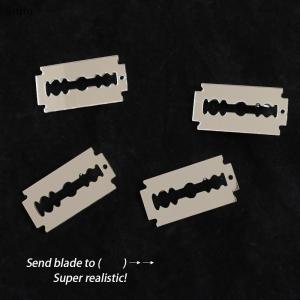 [ShiFu] Funny Creative Acrylic Simulated Blade Hairpins For Girls Lovely Headwear Fashion Light Luxury Hairpin Adorable Hair Clips