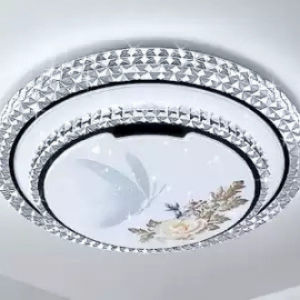 Đèn LED Ốp Trần Trang Trí 3D 50cm công suất 120W | Ánh Sáng 3 Chế Độ (Trắng/Vàng/Trung Tính) | Thiết Kế Mới Hiện Đại Cho Phòng Khách