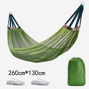 Comforts Home  แบบพกพา เปลยวน 260x130CM (แถมฟรีกระเป๋าและเชือก) เปลบ้าน เปลเดินป่า camping hammock