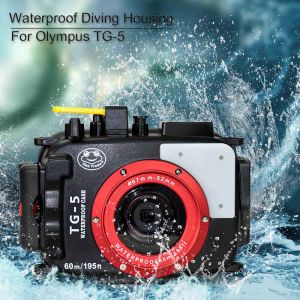Seafrogs Underwater 60 Meters /195ft Camera Case For Olympus TG-5 Diving Photography Camera Housing ( Send 67mm Red Filter Free ! )
