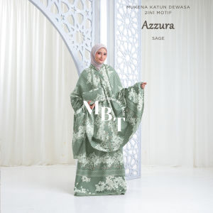 MUKENA DEWASA KATUN 2IN1 MOTIF AZZURA / RAISA / LAURA