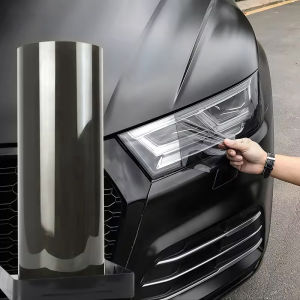 Decal Bóng Khói Nhạt Phim dán đèn pha PPF 3 lớp chống trầy xước bề mặt hàng cao cấp khổ 30cm
