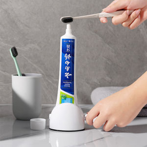 1PCS New Bathroom Accessories Toothpaste Squeezer Tooth Paste Dispenser Tube Squeezer Facial Cleanser Press Rolling Holder for Kids