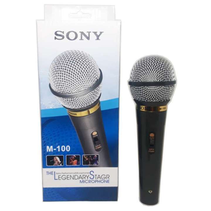 Mic Sony SN-100 Vocal Microphone Karaoke Mikrofon Kabel Kualitas Mantap ...