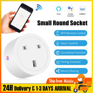 British standard graffiti wifi Smart Plug / Timer plug Smart life Smart Plug Socket Power Switch mobile phone remote timing switch voice control 16A/20A British smart plug Home Automation Amazon Alexa