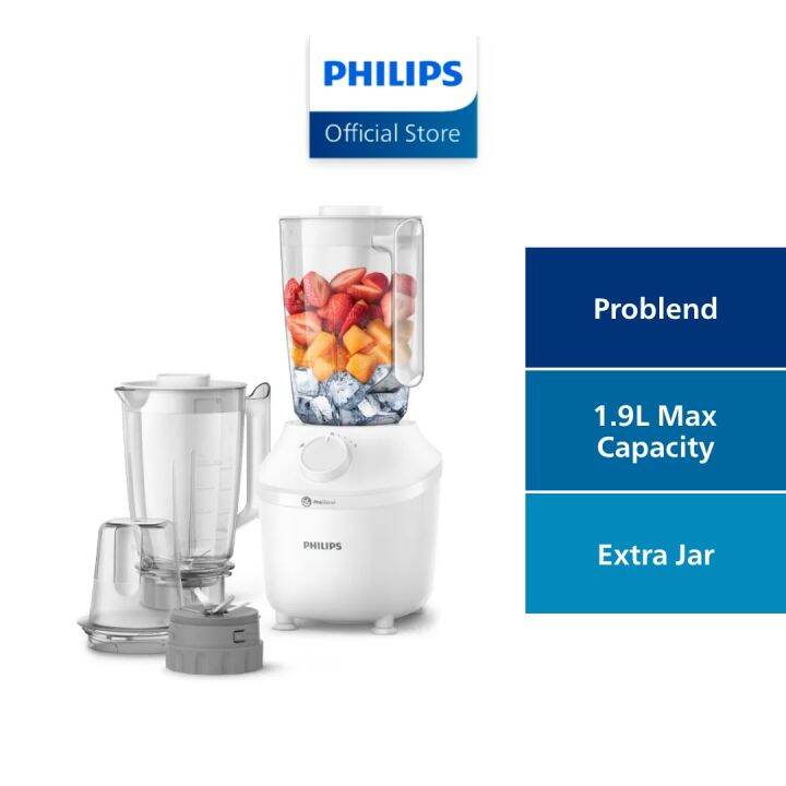 PHILIPS 3000 Series ProBlend System Blender With Mill + Additional Jar ...