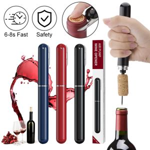 QFV5F Bar Kitchen Air Pressure Pump Corks Opener Can Opener Foil Cutter Wine Opener Wine Remover Wine Bottle Opener Wine Corkscrew