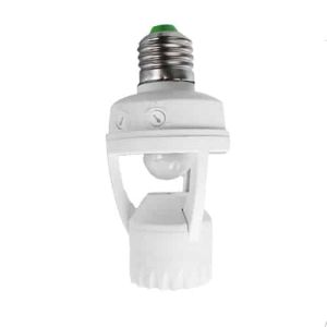 Đui đèn cảm ứng Đuôi đèn hồng ngoại bóng E27 có chỉnh thời gian