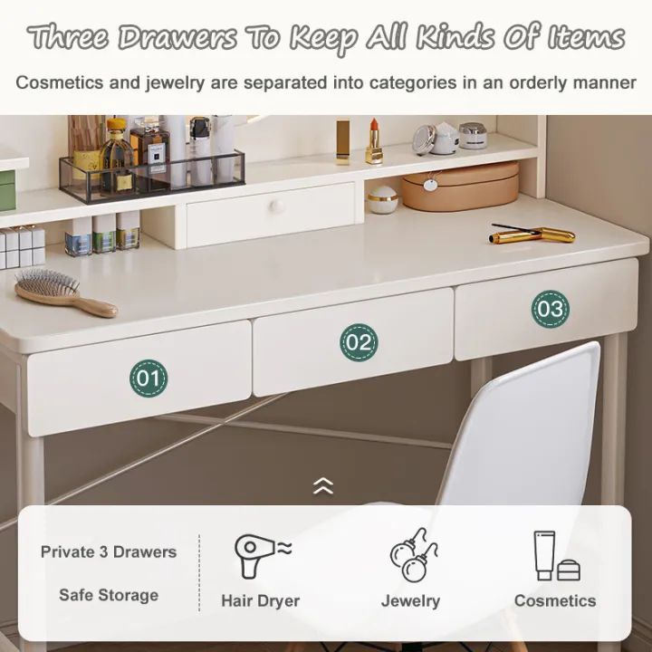 SKPLUS%2060cm%20Bedroom%20Dressing%20Table%20Aesthetic%20Vanity%20Makeup%20Desk%20With%20Round%20Mirror%20LED%20Light%20Drawer%20-%20Fulfilled%20by%20SKPLUS%20-%20Image%203