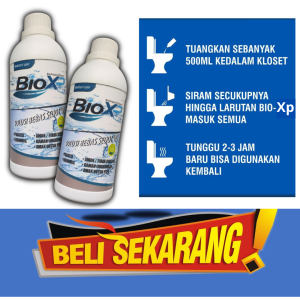 Bio Xp Cairan Ajaib Toilet Mampet Penghancur Kotoran Tanpa Bau Wc Septictank Tanpa Sedot