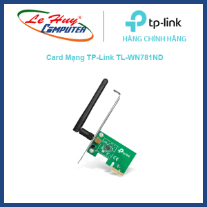 Card mạng PCI Express Wi-Fi Chuẩn N 150Mbps TL-WN781ND
