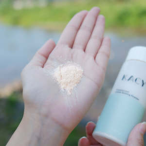 มีคูปองส่วนลด แป้งฝุ่นเคซิส Kacys แป้งฝุ่นโปรงแสง คุมมัน กันเหงื่อ ไม่อุดตันรูขุมขน ไม่ติดแมส ทาก่อนนอนได้ ใช้แทนแป้งตลับ