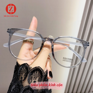 Kính form vuông tròn dễ đeo 3 gam màu xinh xắn có độ CẬN THỊ T6016