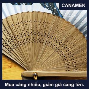 【CANAMEK】 Vinatge sóng Fan xách tay gấp Fan Pocket Fan Đối với trang trí tiệc cưới khiêu vũ biểu diễn Quà Tặng