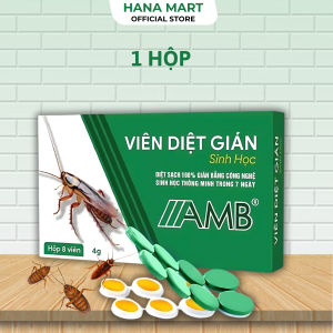 Viên diệt gián sinh học AMB công nghệ Viện Hàn lâm khoa học Việt Nam diệt gián tận gốc xử lý gián an toàn