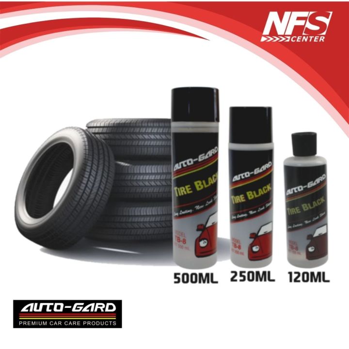 AUTOGARD PREMIUM TIRE BLACK PROTECTION 500ML, 250ML AND 120ML FOR CAR