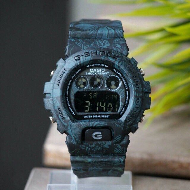 Casio G shock DW6900 Flora green digital watch Unisex Lazada