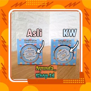 ORIGINAL! Cupcake Underarm Cream Plus Pemutih Ketiak Terbaik yang pernah ada