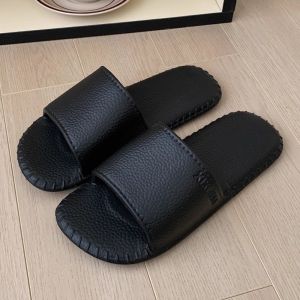 IELGY Lightweight Non-slip Couple Casual Home Sandals Retro Leather Summer Slippers for Men and Women