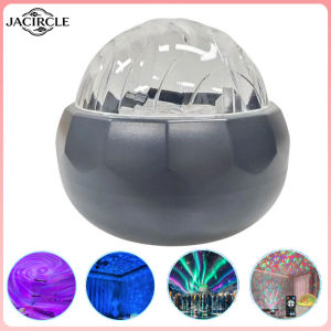 JACIRCLE Hot Selling Dynamic Northern Aurora LED Night Light Wave Aurora Starry Sky Projection Lampu Malam极光灯