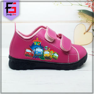 Sepatu Sneakers TAYO Anak Fashion Trendy / Sepatu Kets Perekat Anak Karakter Tayo The Little Bus