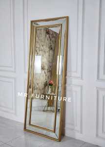 cermin dinding/standing gold