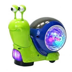 RISEDOT Thời gian nằm sấp Đồ chơi ốc sên phát sáng Xanh Nâu Nhựa Đồ chơi ốc sên điện Hài hước Sáng rực Đồ chơi cảm giác tương tác Dành cho trường mẫu giáo