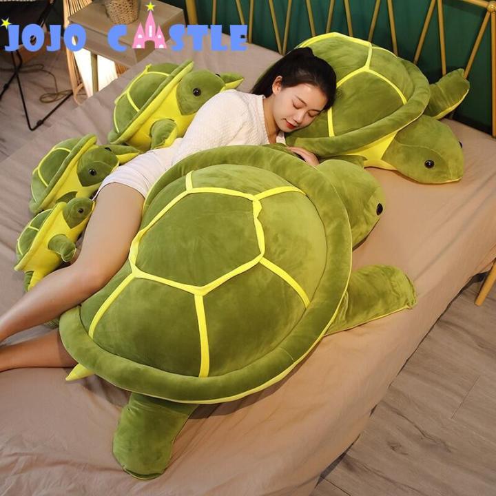 JOJO CASTLE 35/45/55/80/100cm Lovely Tortoise Plush Toy Kawaii