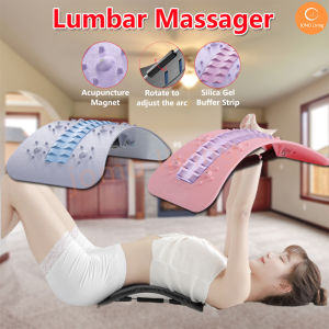 💖Christmas Gift💖✅SG Ready Stocks✅ Upgraded Lumbar Back Waist Stretcher massager Fitness stretch Lumbar Spine Support Acupuncture Massage Xmas