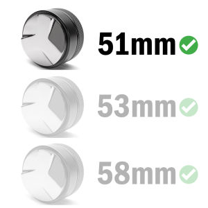 BREWISH Espresso 304 Stainless Steel Coffee Distributor Rust-Free Adjustable Leveler Tool Coffee Leveler Bar Cafe Barista Barista